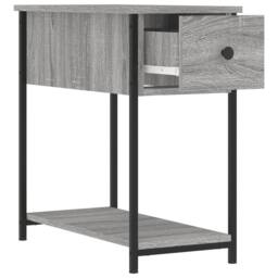 Berkfield Home Bedside Cabinets 2 pcs Grey Sonoma 30x60x60 cm Engineered Wood - Size: 30 x 60 x 60 cm - thumbnail 7