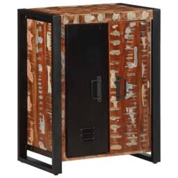 Berkfield Home Sideboard Multicolour 55x35x70 cm Solid Wood Reclaimed - Size: 55 x 35 x 70 cm