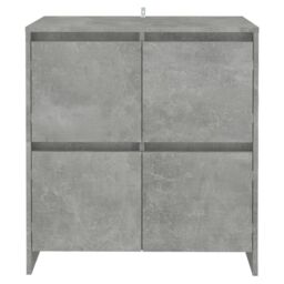 Berkfield Home Sideboards 2 pcs Concrete Grey 70x41x75 cm Engineered Wood - Size: 70 x 41 x 75 cm - thumbnail 3