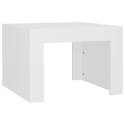 Berkfield Home Coffee Table White 50x50x35 cm Engineered Wood - Size: 50 x 50 x 35 cm - thumbnail 2