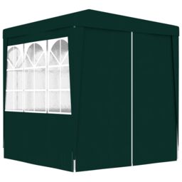 Berkfield Home Professional Party Tent with Side Walls 2.5x2.5 m Green 90 g/m ² - thumbnail 4