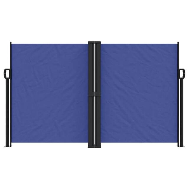 Berkfield Home Retractable Side Awning Blue 140x1200 cm - image 1