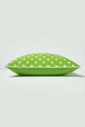 Homescapes Cotton Stars Cushion Cover in Green - Size: 30 cm x 50 cm - thumbnail 3