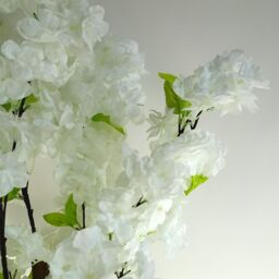 Leaf 150cm Artificial White Cherry Blossom Tree - thumbnail 5