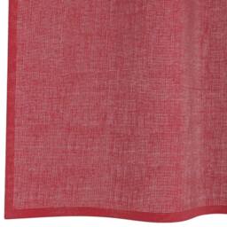 Berkfield Home Voile Curtains with Rod Pockets 2 pcs Wine Red - thumbnail 6
