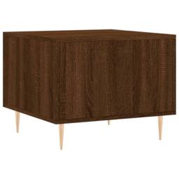 Berkfield Home Coffee Tables 2 pcs Brown Oak 50x50x40 cm Engineered Wood - Size: 50 x 50 x 40 cm - thumbnail 9