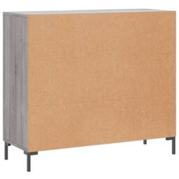 Berkfield Home Sideboard Grey Sonoma 90x34x80 cm Engineered Wood - Size: 90 x 34 x 80 cm - thumbnail 8
