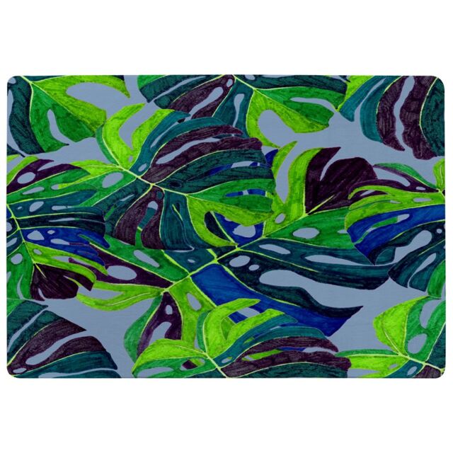 Benjamin Tate Design Hand Drawn Exotic Plants Designer Rug in Natural - Size: Large - image 1