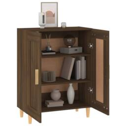Berkfield Home Sideboard Brown Oak 69.5x34x90 cm Engineered Wood - thumbnail 4