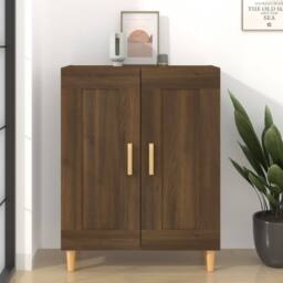 Berkfield Home Sideboard Brown Oak 69.5x34x90 cm Engineered Wood - thumbnail 2