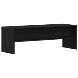 Berkfield Home TV Cabinet Black Oak 120x40x40 cm Engineered Wood - Size: 120 x 40 x 40 cm - thumbnail 7