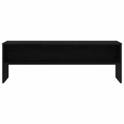 Berkfield Home TV Cabinet Black Oak 120x40x40 cm Engineered Wood - Size: 120 x 40 x 40 cm - thumbnail 5