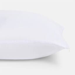 OHS Microfibre Bolster Pillow Soft Back Body Support Bed Cushion in White - thumbnail 5