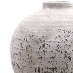 Wyld Haus Sunvale Large Weathered Stoneware Vase in Stone - thumbnail 4