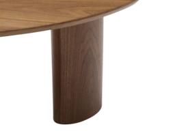 Vente-unique Walnut Veneer Coffee Table - Dark Natural - CALYNOR - thumbnail 8