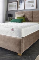 Aspire Essentials Comfort Rolled Mattress in White - Size: Small Double