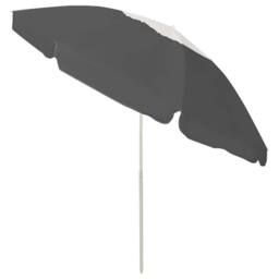 Berkfield Home Beach Umbrella Anthracite 240 cm in Dark Grey - thumbnail 3