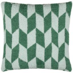 Furn Olsen Geometric Cushion in Green - Size: 45 cm x 45 cm - thumbnail 2
