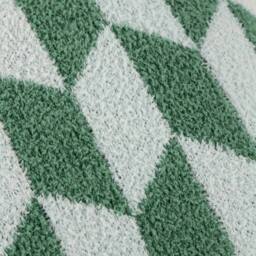 Furn Olsen Geometric Cushion in Green - Size: 45 cm x 45 cm - thumbnail 4