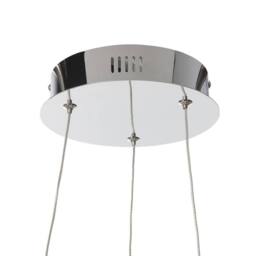 Wyld and Coco 40cm Ring Pendant Lamp - Integrated LED Silver Aluminium - thumbnail 6