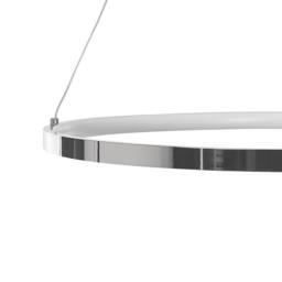 Wyld and Coco 40cm Ring Pendant Lamp - Integrated LED Silver Aluminium - thumbnail 5