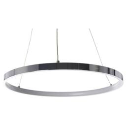 Wyld and Coco 40cm Ring Pendant Lamp - Integrated LED Silver Aluminium - thumbnail 2