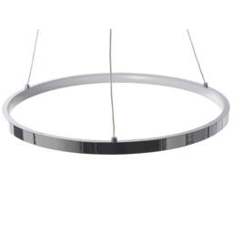 Wyld and Coco 40cm Ring Pendant Lamp - Integrated LED Silver Aluminium - thumbnail 4