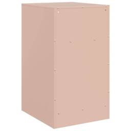 Berkfield Home Stylish Bedside Cabinets 2pcs Pink 34.5x39x62 cm Steel - thumbnail 9