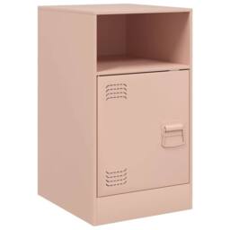 Berkfield Home Stylish Bedside Cabinets 2pcs Pink 34.5x39x62 cm Steel - thumbnail 7