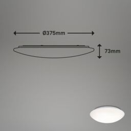 BRILONER White 22W Sensor LED Ceiling Light - thumbnail 8