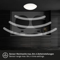 BRILONER White 22W Sensor LED Ceiling Light - thumbnail 4