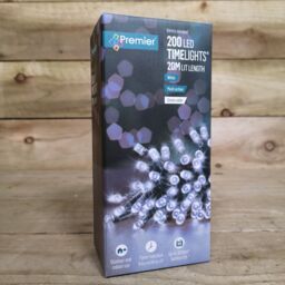 Samuel Alexander 20m Battery Operated Multi-Action Christmas String Lights with 200 Cool White LEDs - thumbnail 2