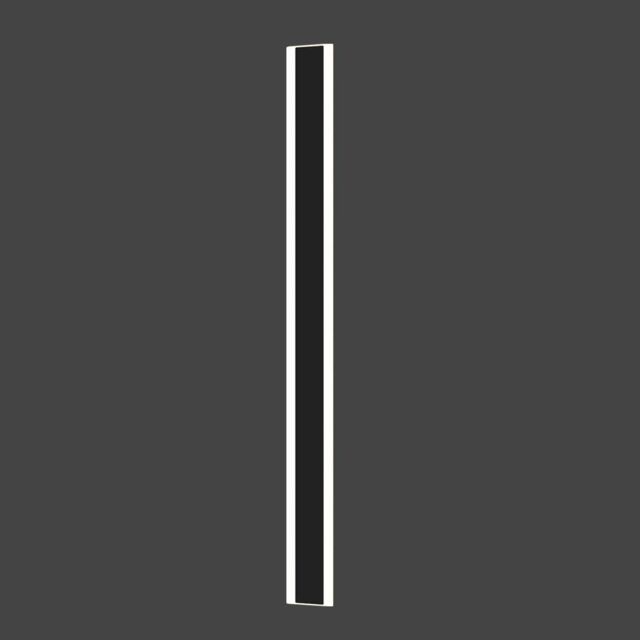 ENER-J Outdoor LED Wall Light 100cm 48W CCT Dimmable IP65 Black in White - image 1