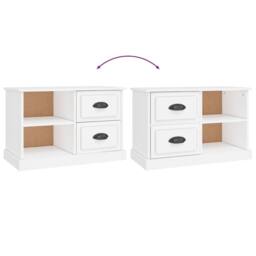 Berkfield Home TV Cabinet White 73x35.5x47.5 cm Engineered Wood - thumbnail 9