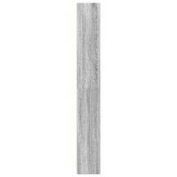 Berkfield Home Bookcase Grey Sonoma 80x24x176 cm Engineered Wood - Size: 80 x 24 x 176 cm - thumbnail 5