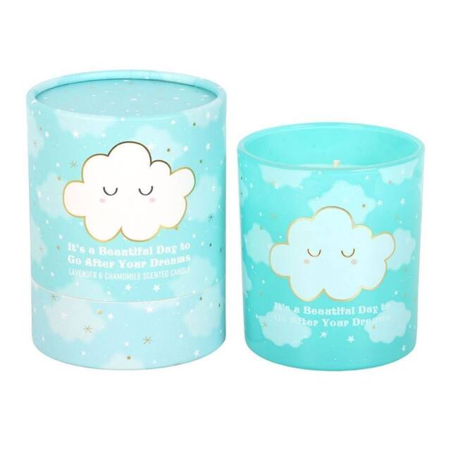 Something Different Lavender & Chamomile Scented Candle in Blue - image 1