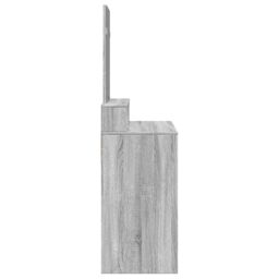 Berkfield Home Dressing Table with Mirror Grey Sonoma 80x41x144.5 cm - thumbnail 5