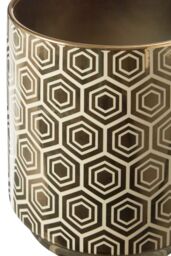 Orsina Hexa Small Planter in Gold - thumbnail 3