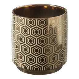 Orsina Hexa Small Planter in Gold - thumbnail 2