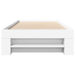 Berkfield Home Bed Frame without Mattress White 90x200 cm Engineered Wood - thumbnail 5