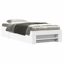 Berkfield Home Bed Frame without Mattress White 90x200 cm Engineered Wood - thumbnail 2