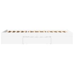 Berkfield Home Bed Frame without Mattress White 90x200 cm Engineered Wood - thumbnail 6