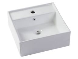 Vente-unique Fluted Wall-Hung Bathroom Unit With Open Shelves & Double Square in Black - thumbnail 8