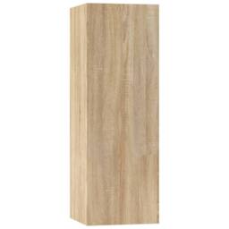 Berkfield Home Classic 5 Piece TV Cabinet Set Sonoma Oak Engineered Wood in Light Oak - thumbnail 9