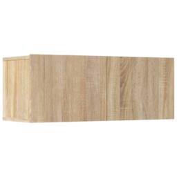 Berkfield Home Classic 5 Piece TV Cabinet Set Sonoma Oak Engineered Wood in Light Oak - thumbnail 7