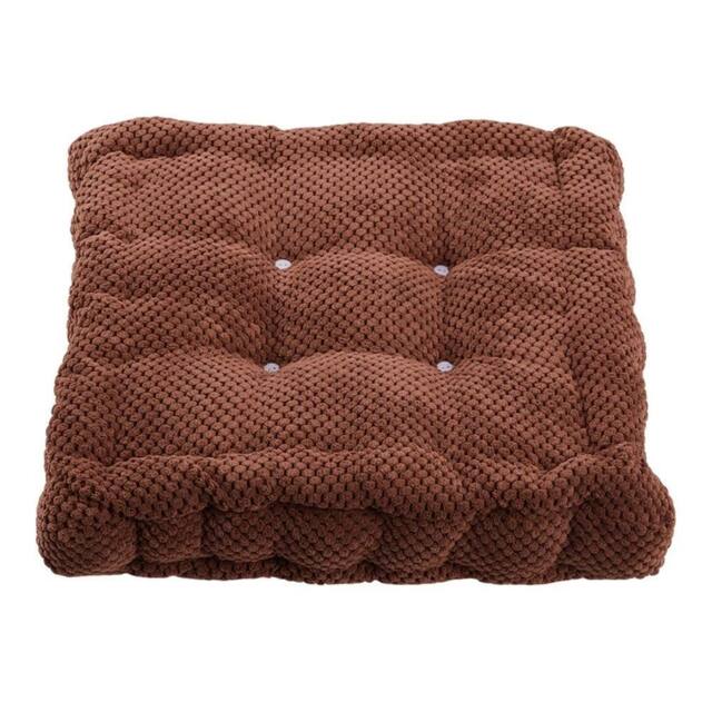 Kelvenix Seat Chair Cushion Adult Chunky Pineapple Fluff-Coffee in Brown - Size: 100 cm x 190 cm - image 1