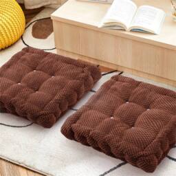 Kelvenix Seat Chair Cushion Adult Chunky Pineapple Fluff-Coffee in Brown - Size: 100 cm x 190 cm - thumbnail 4