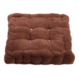 Kelvenix Seat Chair Cushion Adult Chunky Pineapple Fluff-Coffee in Brown - Size: 100 cm x 190 cm