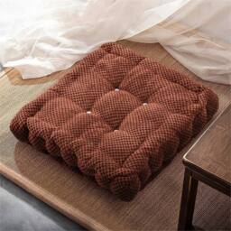 Kelvenix Seat Chair Cushion Adult Chunky Pineapple Fluff-Coffee in Brown - Size: 100 cm x 190 cm - thumbnail 3