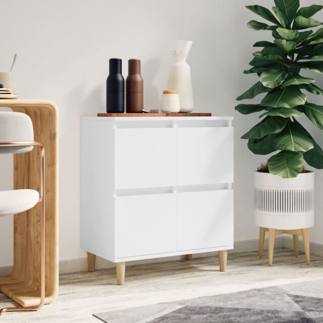 Berkfield Home Sideboard White 60x35x70 cm Engineered Wood - Size: 60 x 35 x 70 cm - image 1